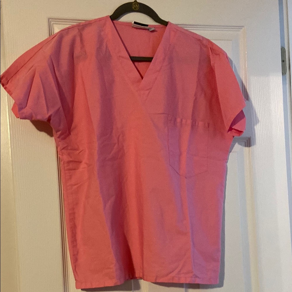 Scrub Pink V-Neck Shirt and pants